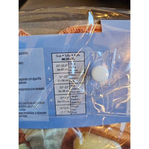 Bluey Bingo Toddler Costume Jumpsuit Headpiece Size M 3T 4T Halloween‎ Dress Up - Picture 8 of 9